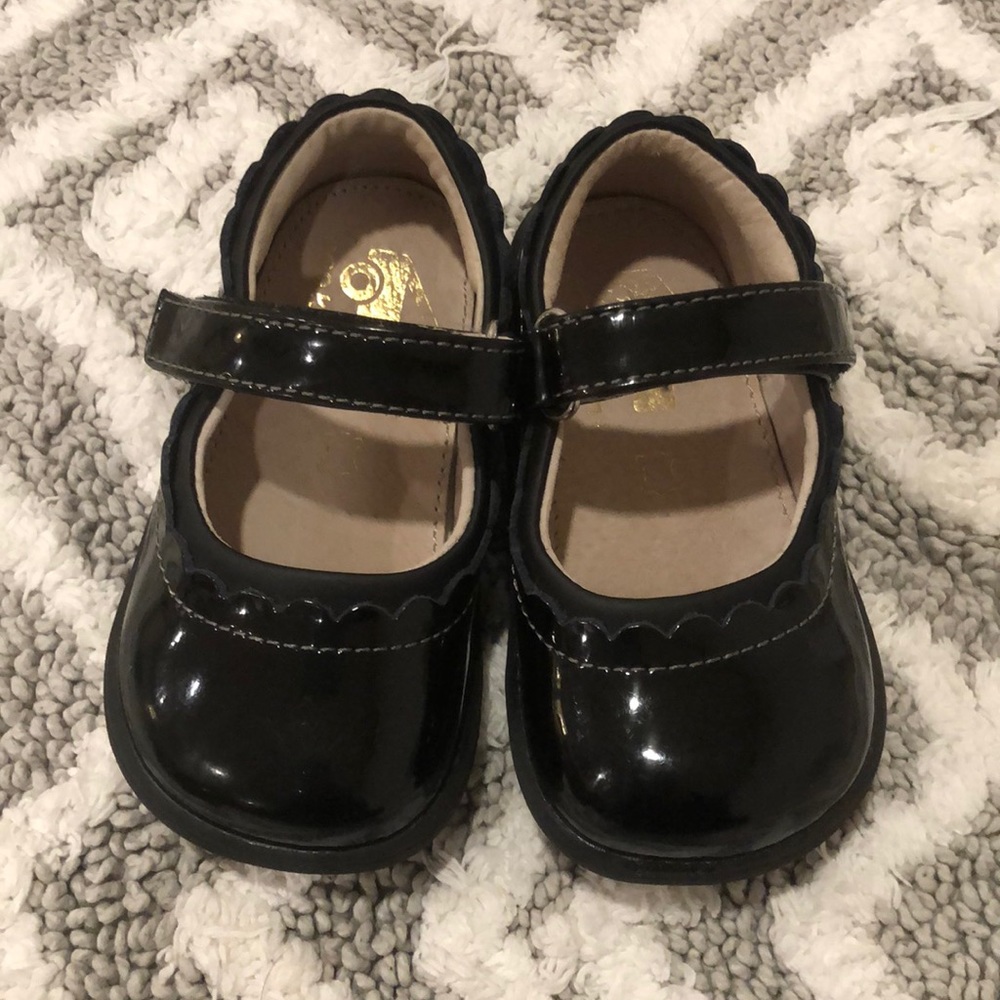 See Kai Run Jane Black Patent Shoe